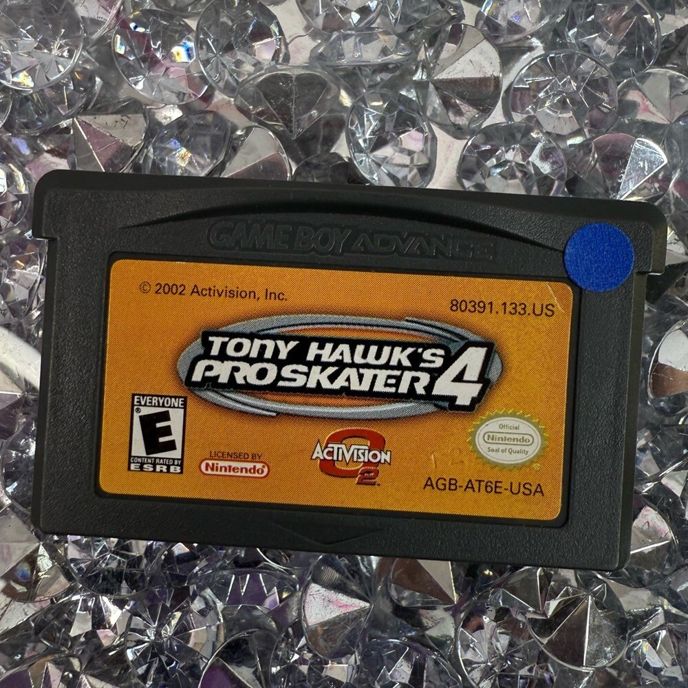Tony Hawk's Pro Skater 4 Game Boy Advance Cartridge - Yellow Label 2002